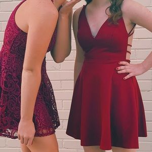 Red Lulus Homecoming Dress